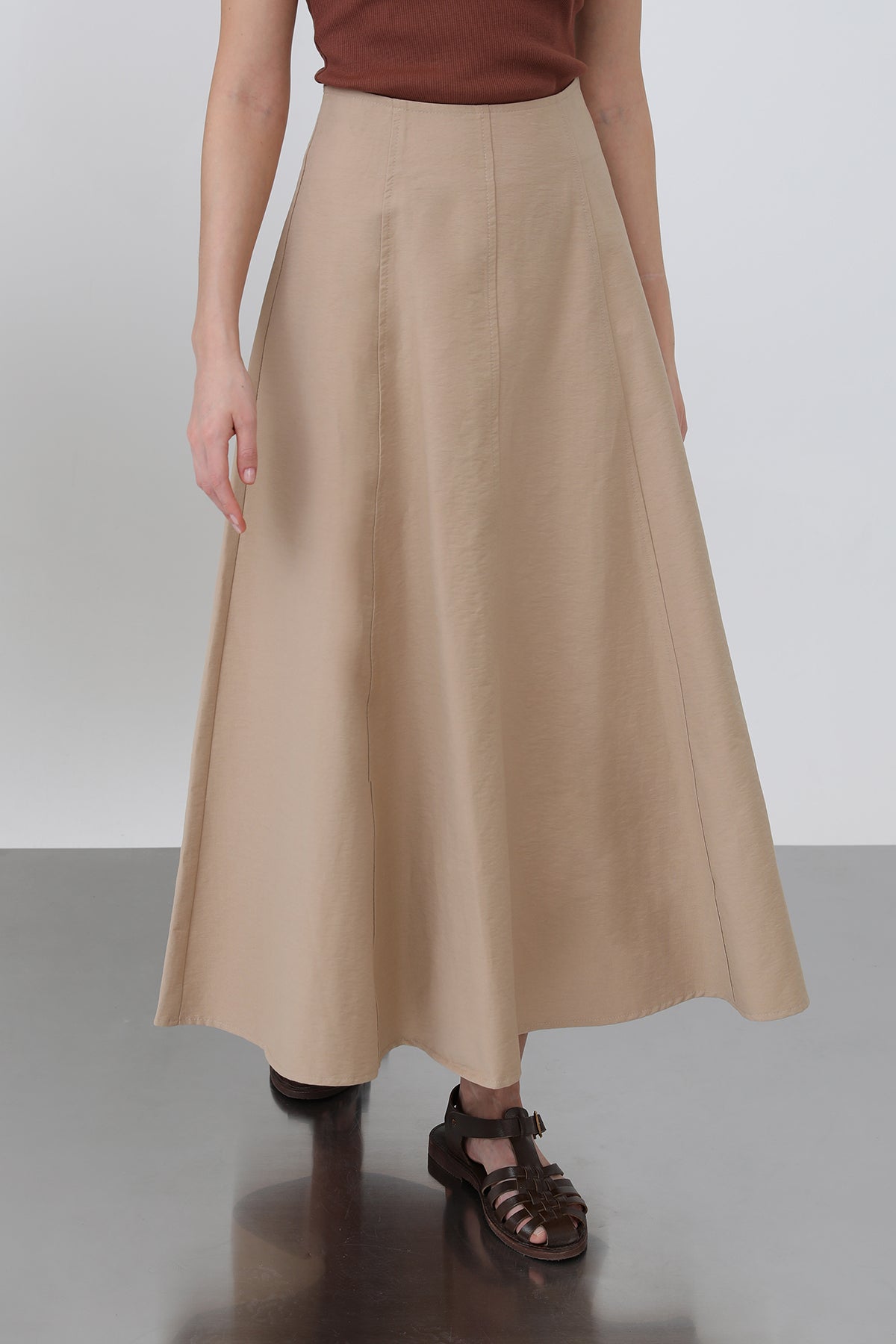 Kadın Kloş Uzun Etek -32136ETK