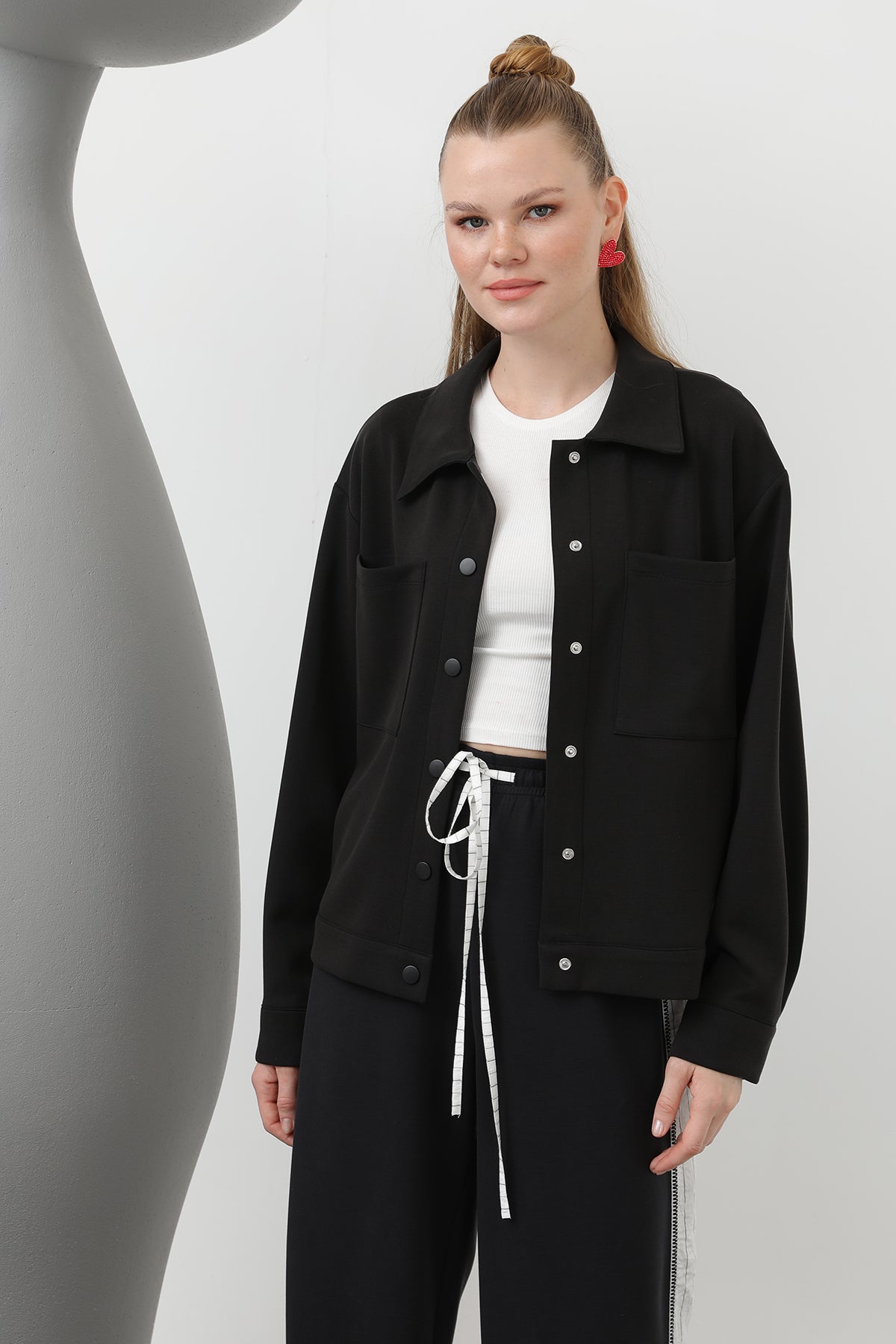 Kadın Çıt Çıtlı Ceket -32169CKT