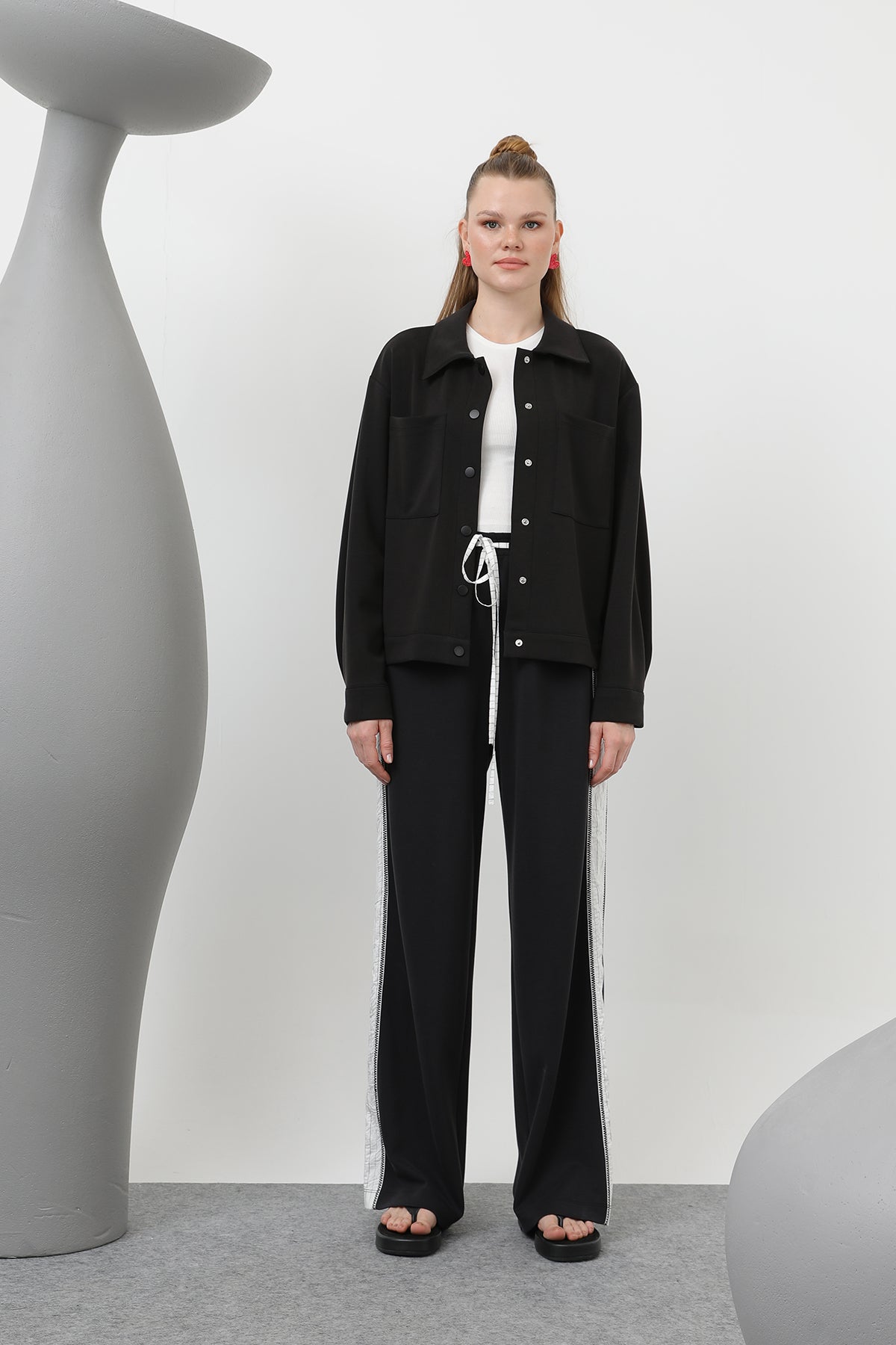 Kadın Çıt Çıtlı Ceket -32169CKT