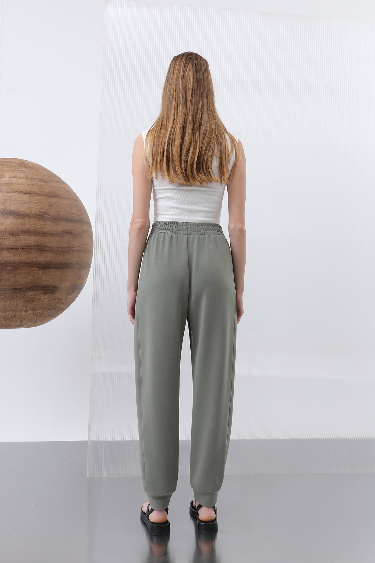 Kadın Bel Lastikli Pantolon - 32179PNT