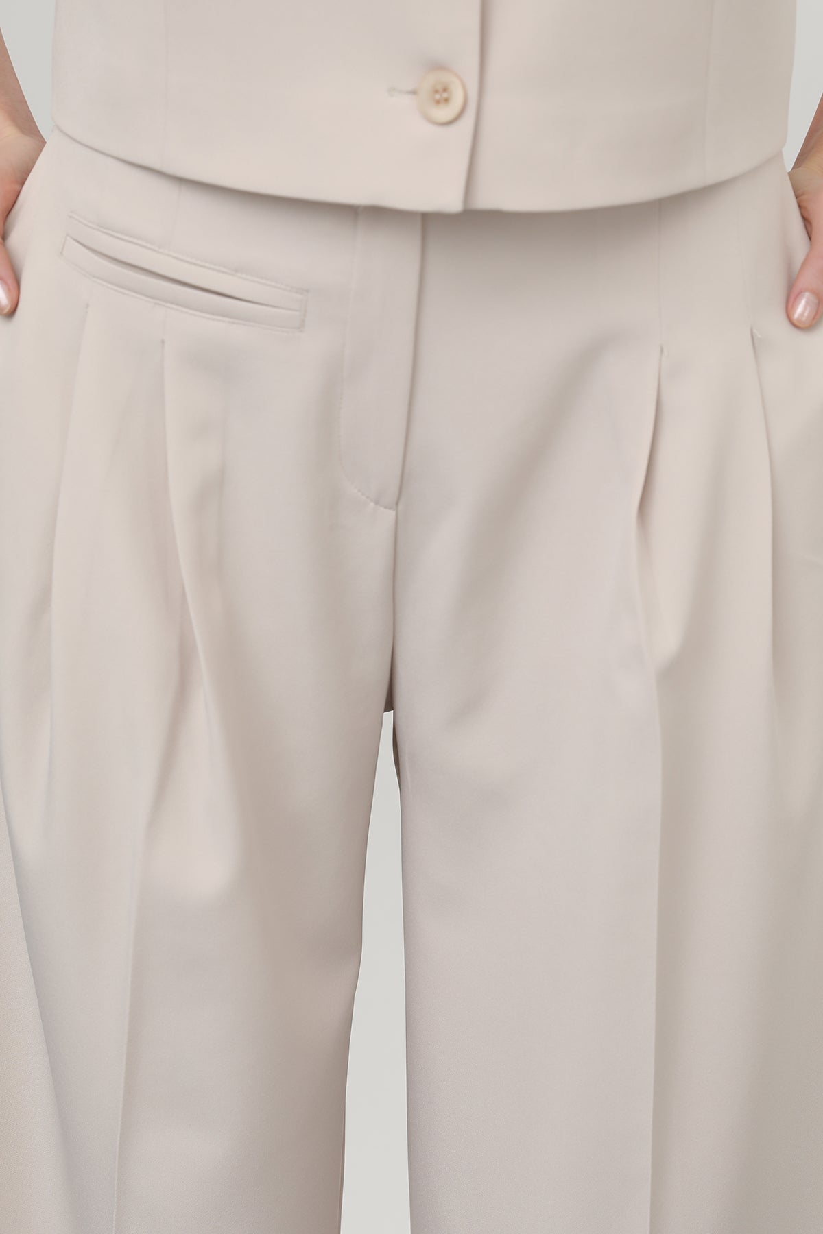 Kadın Desenli Astar Detaylı Pantolon - 32186PNT