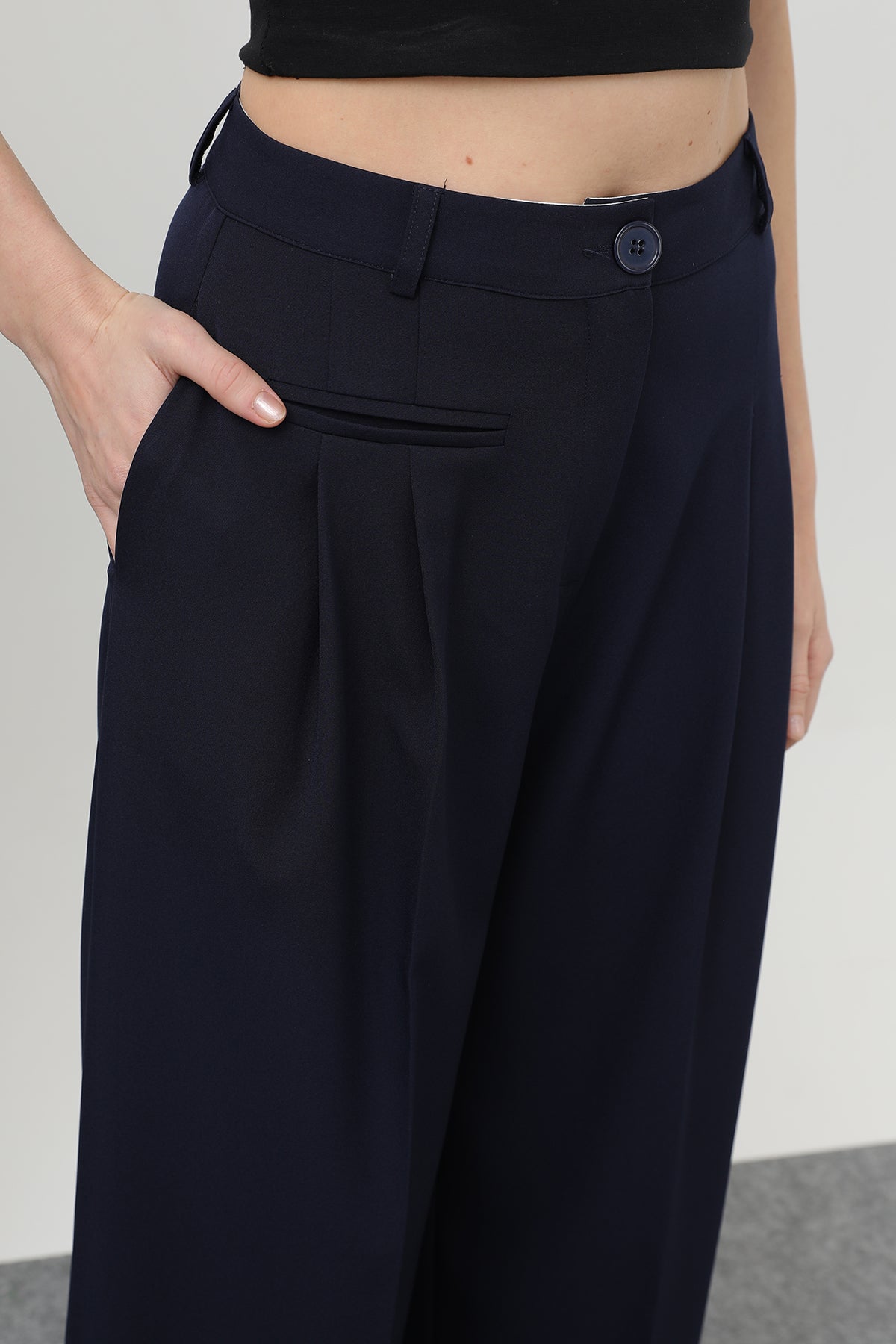 Kadın Desenli Astar Detaylı Pantolon - 32186PNT