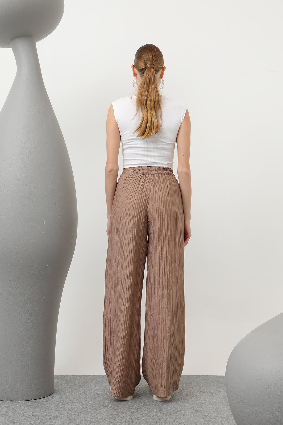 Kadın Basic Lastikli Pantolon - 32213PNT