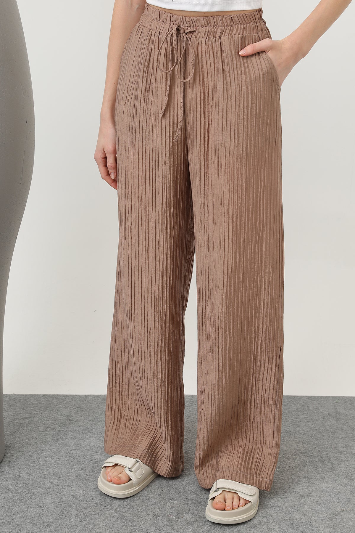 Kadın Basic Lastikli Pantolon - 32213PNT