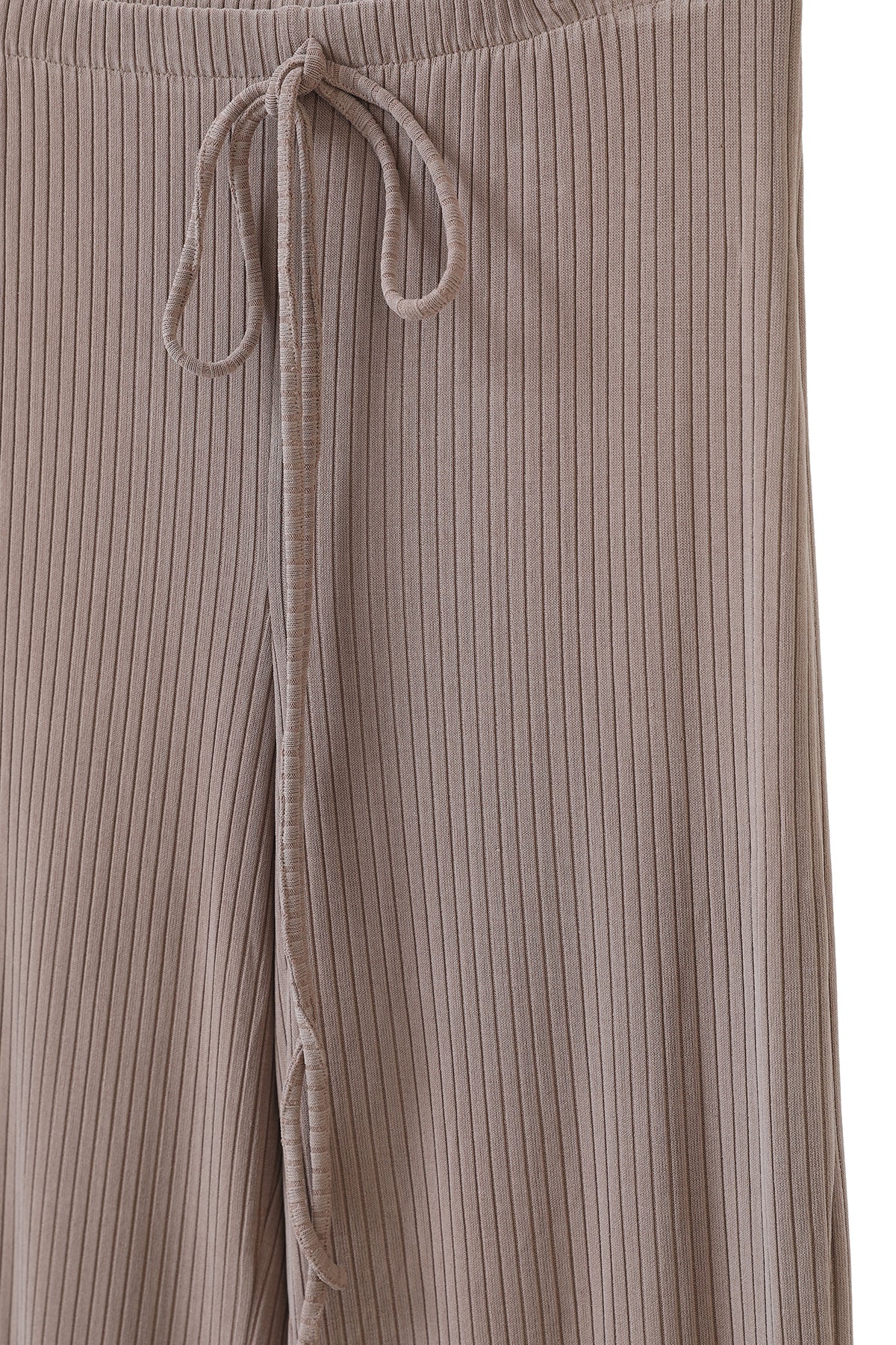 Kadın Fitilli Belden Bağlamalı Pantolon -32224PNT