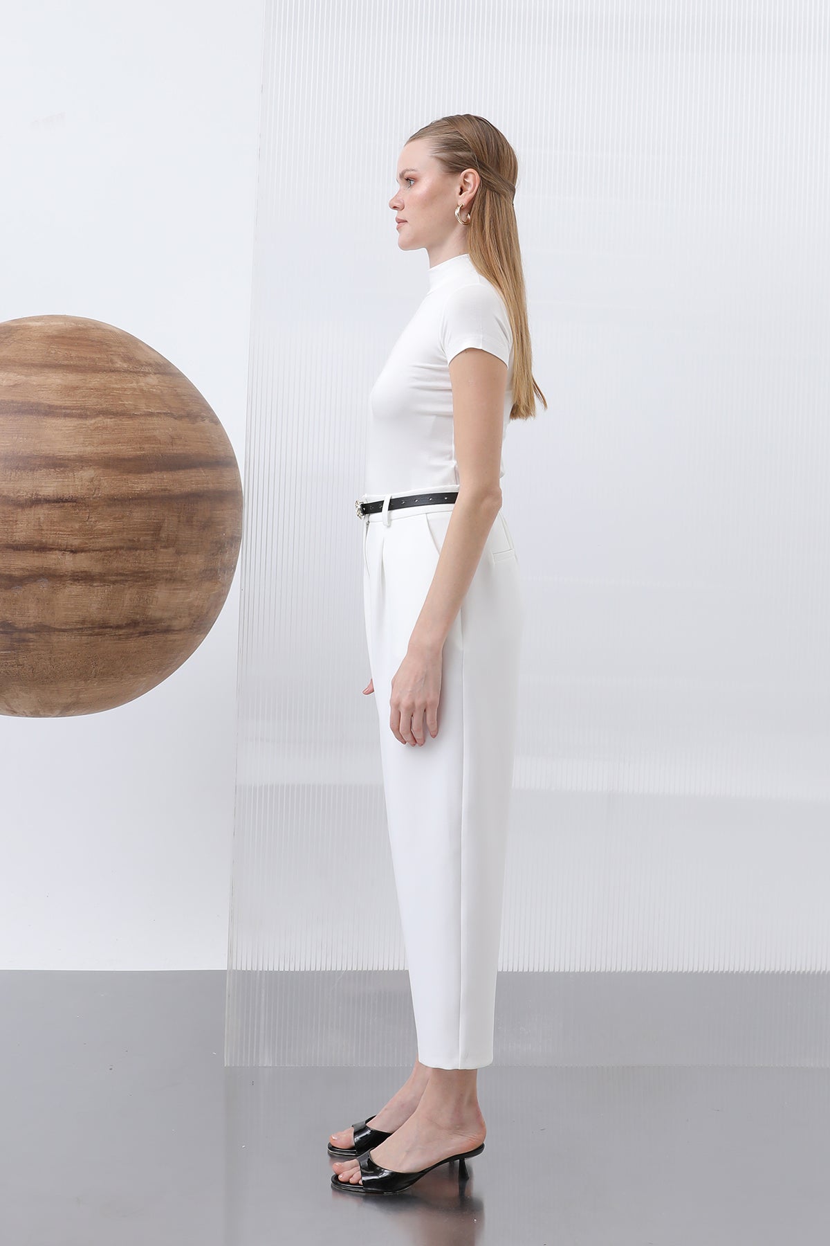 Kadın Kısa Kollu Boğazlı İçlik - 40004BLZ