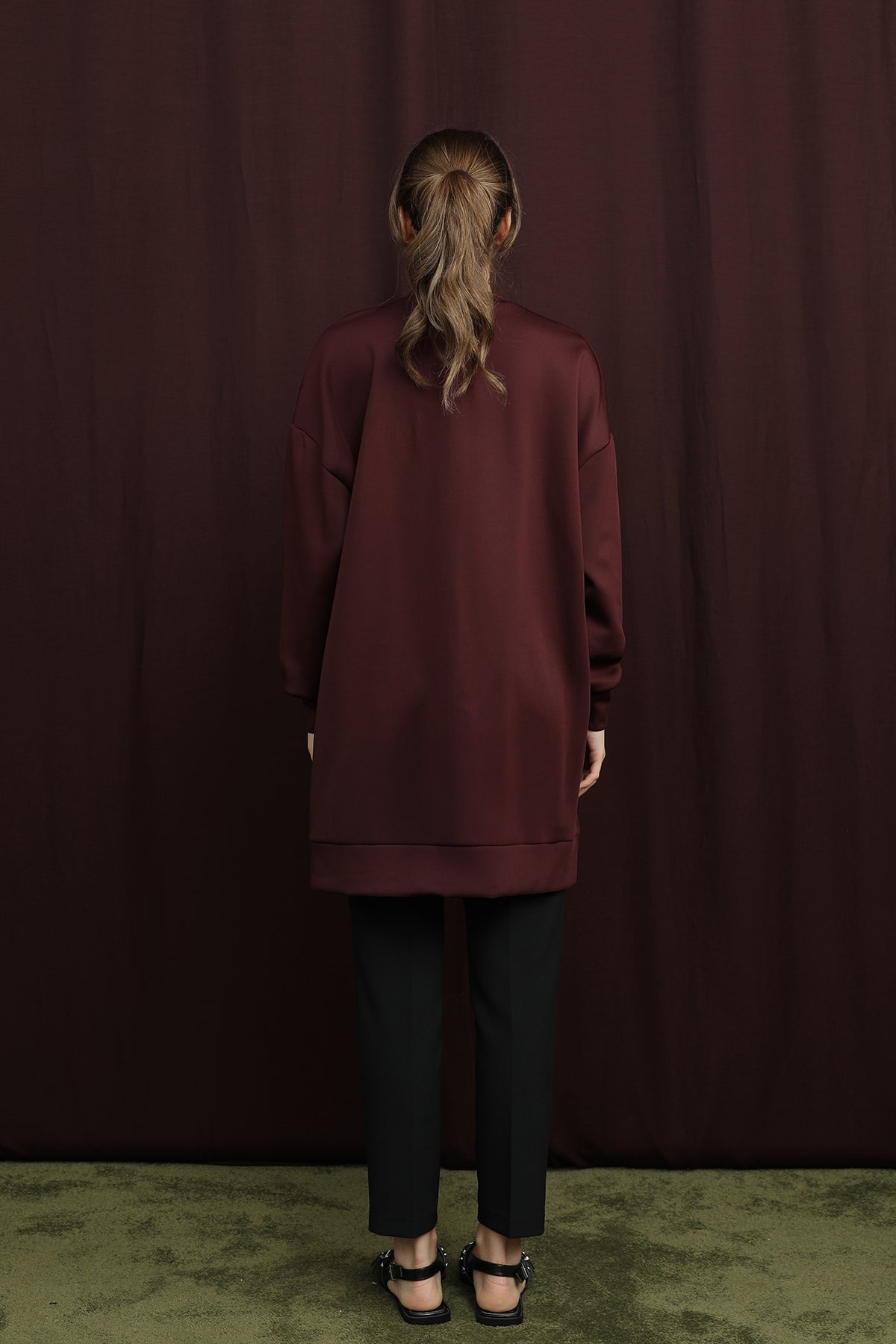 Kadın Bedeni Aksesuarlı Tunik - 10717TUN