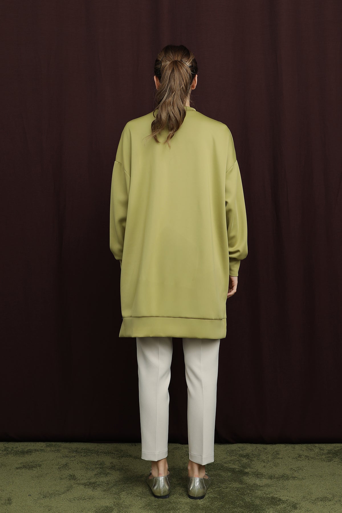 Kadın Bedeni Aksesuarlı Tunik - 10717TUN