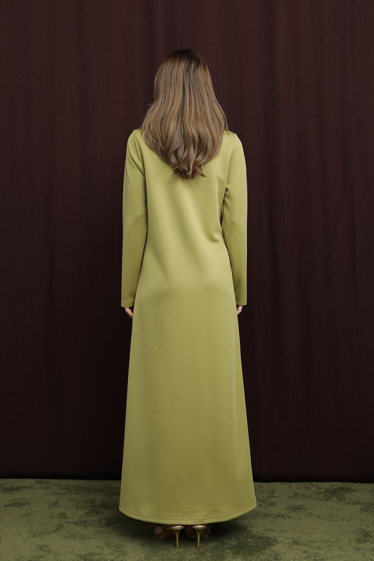 Kadın Dantel Detaylı Elbise - 12653ELB