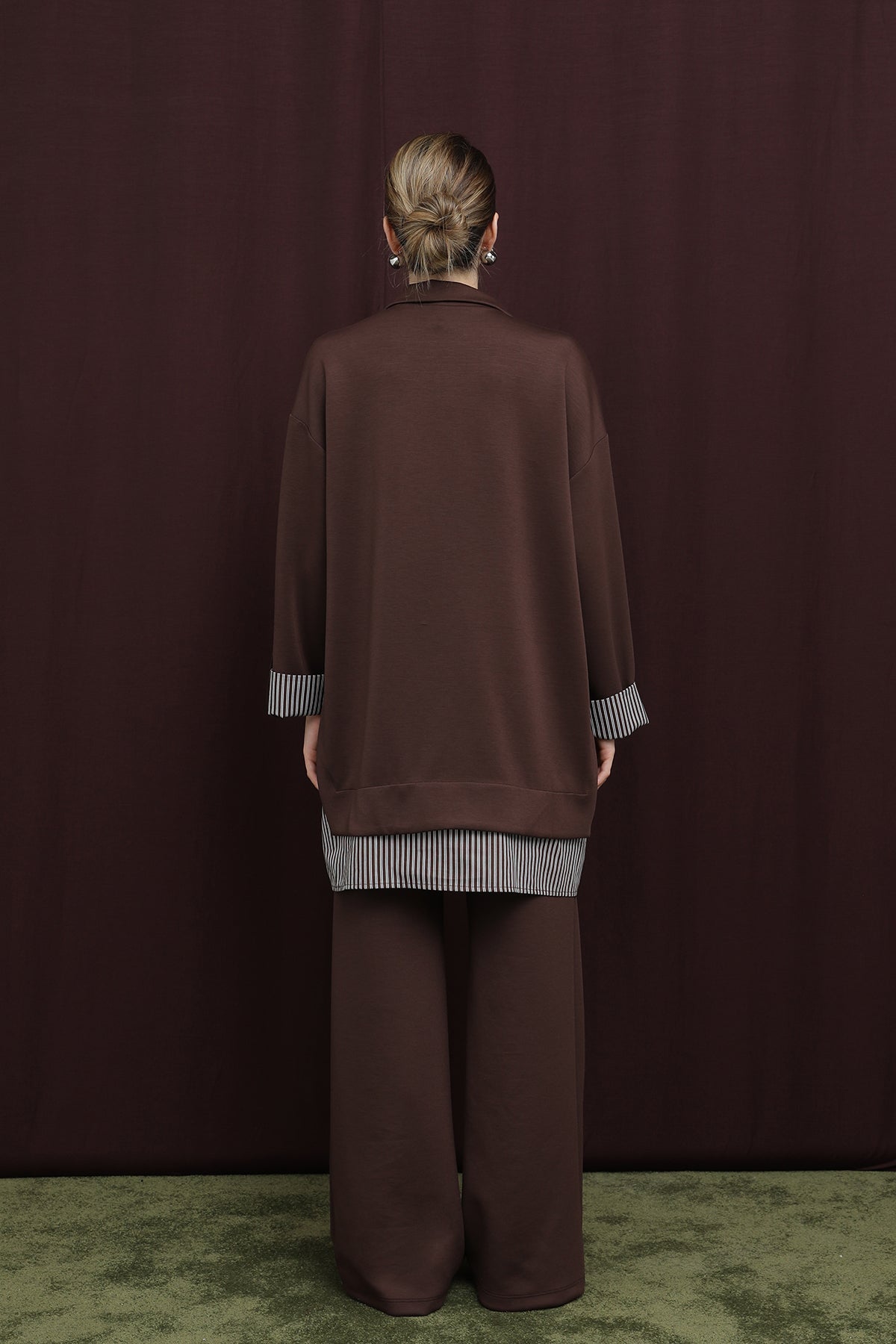 Kadın Garni Detaylı Takım - 14383TKS