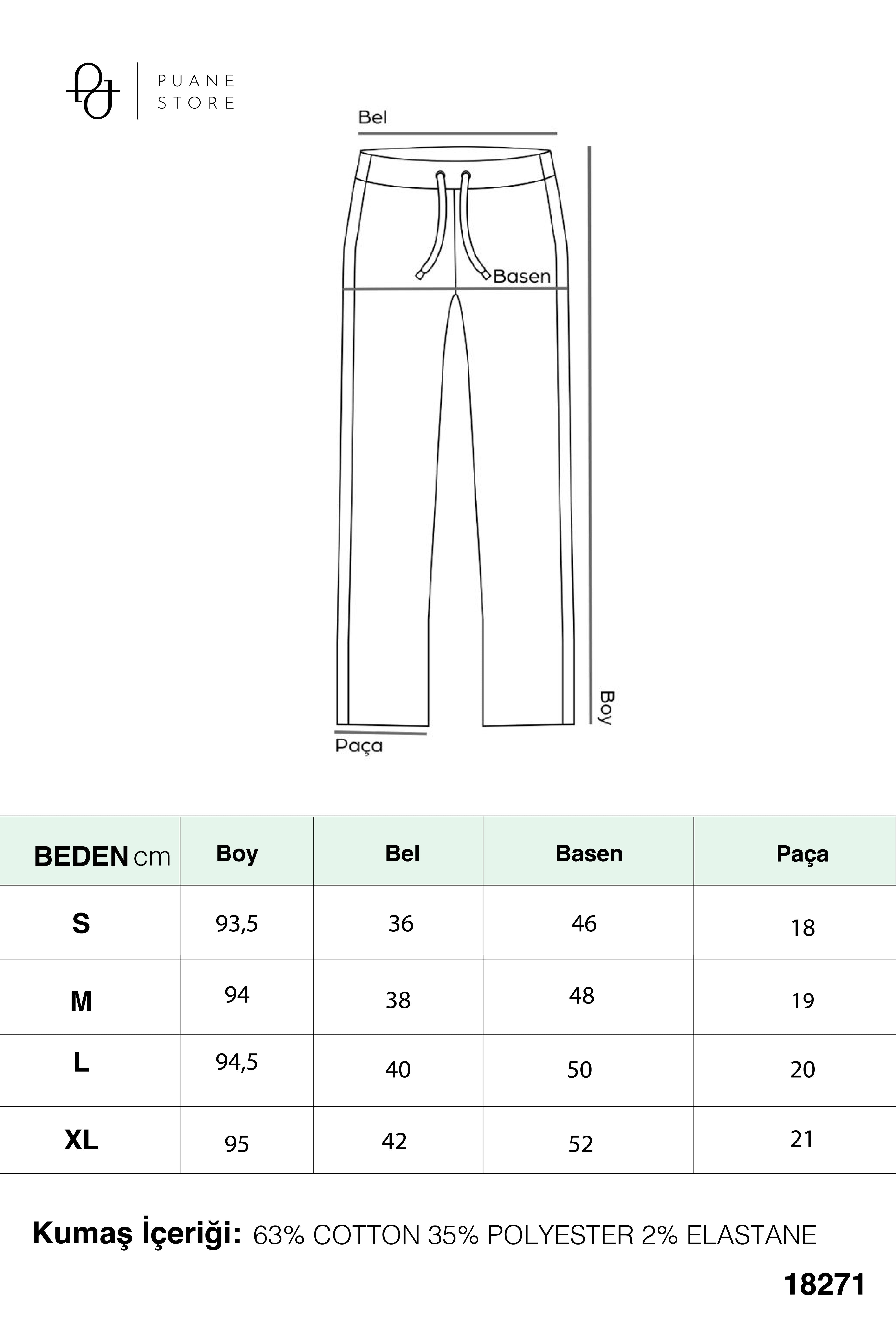 Kadın Dikiş Detaylı Denim Pantolon - 18271PNT