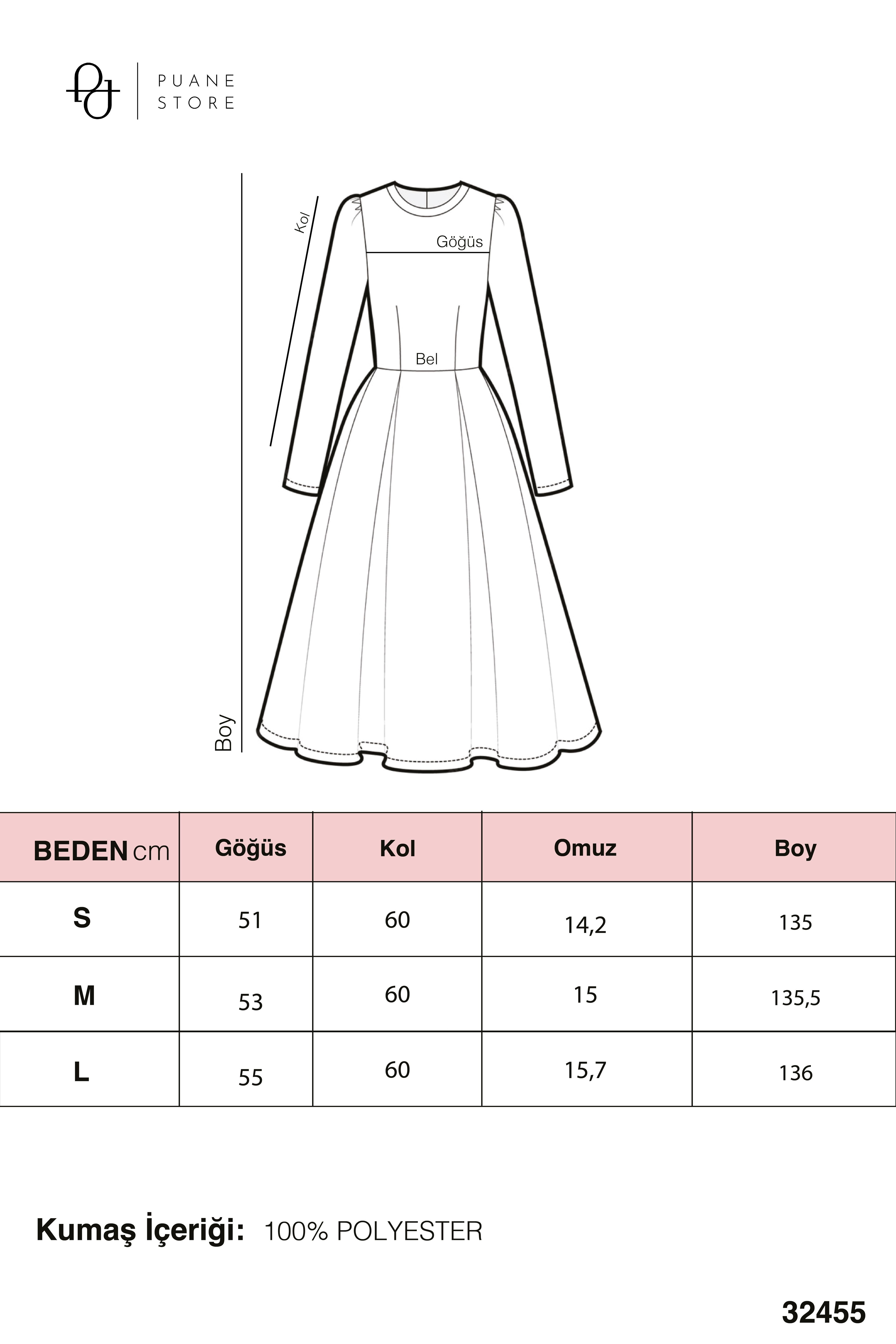 Kadın Gömlek Yaka Düğmeli Belden Toparlayıcı Uzun Elbise-32455ELB