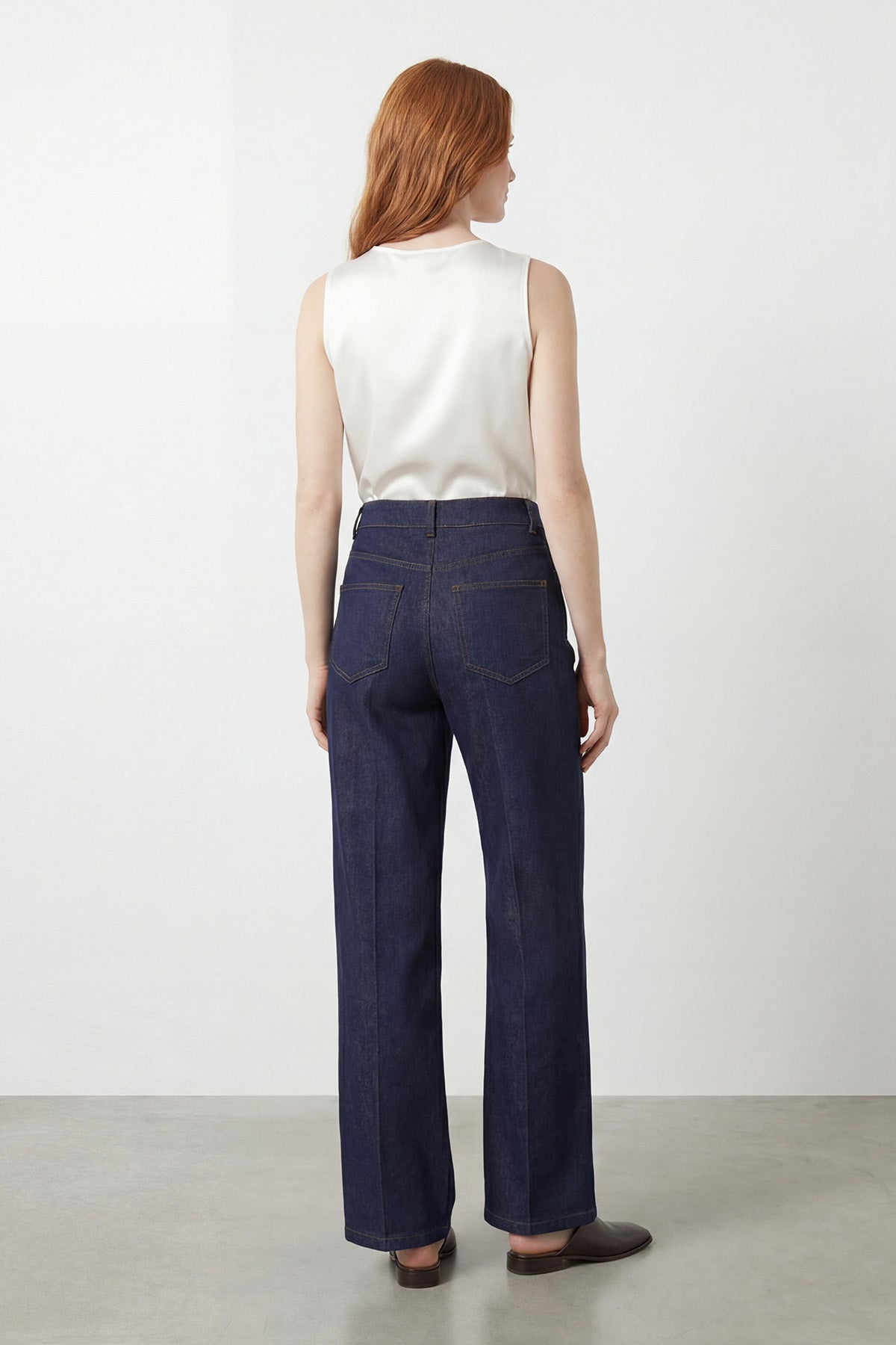 Kadın Yüksek Bel Esnek Dokuma Pantolon - 32481PNT