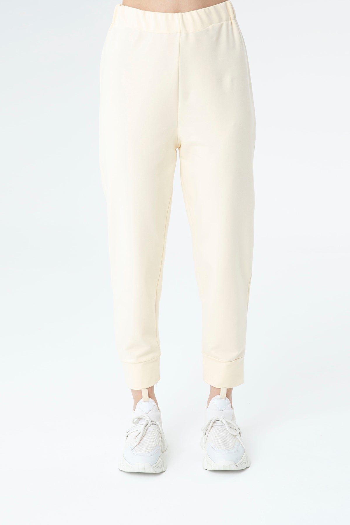 Kadın Ribana Detaylı Eşofman Altı - 30189PNT