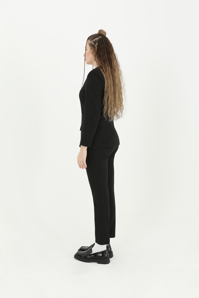 Kadın V Yaka Blazer Ceket - 31608CKT Kadın V Yaka Blazer Ceket - 31608CKT