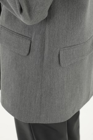 Kadın Yazı Baskılı Blazer Ceket - 31978CKT Kadın Yazı Baskılı Blazer Ceket - 31978CKT