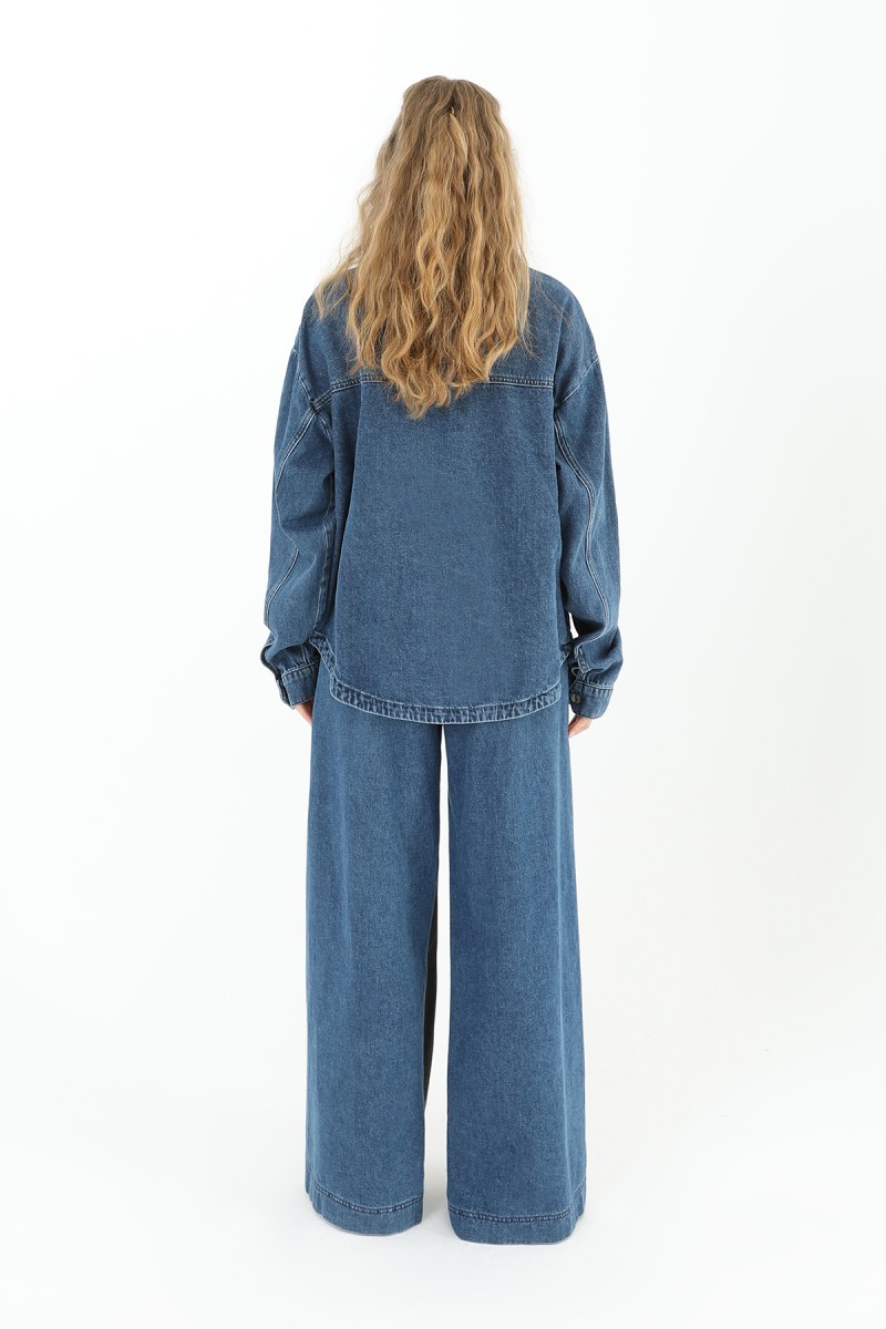 Kadın Denim Cepli Ceket - 32016JCK Kadın Denim Cepli Ceket - 32016JCK