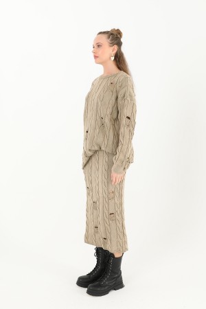 Triko Uzun Etek - 32030ETK Triko Uzun Etek - 32030ETK