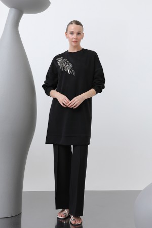 Women's Shoulder Embroidered Tunic - 10629TNK