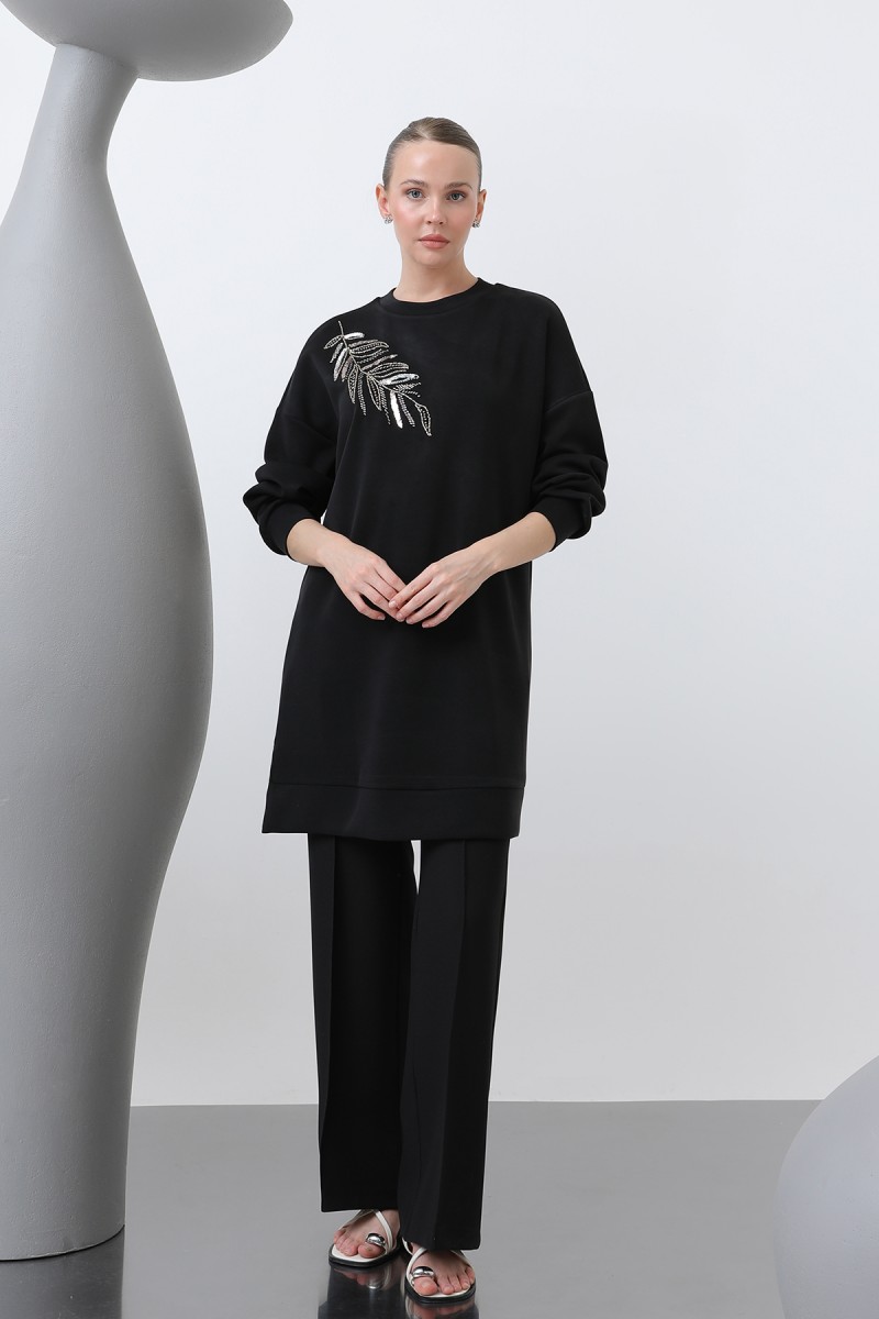Women's Shoulder Embroidered Tunic - 10629TNK