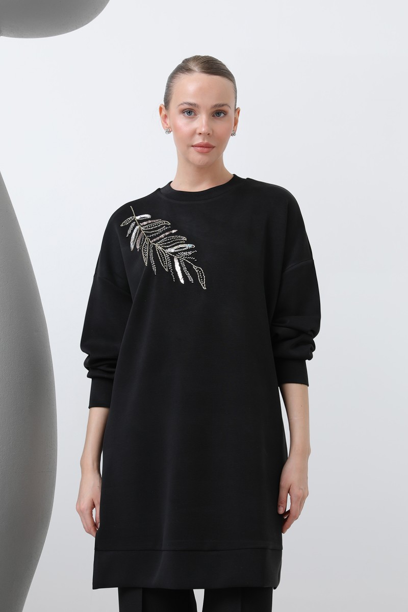 Women's Shoulder Embroidered Tunic - 10629TNK
