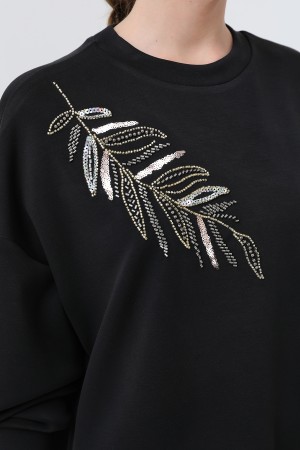 Women's Shoulder Embroidered Tunic - 10629TNK