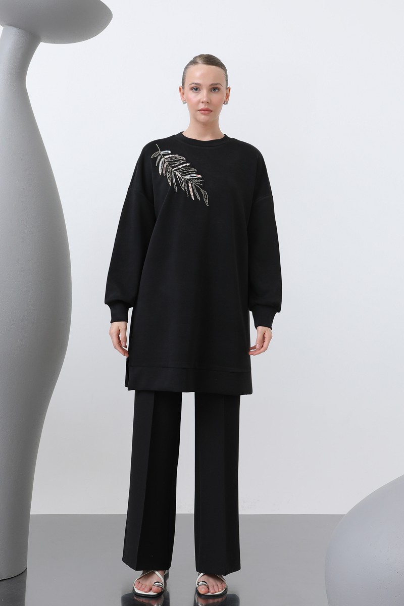 Women's Shoulder Embroidered Tunic - 10629TNK
