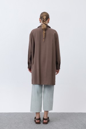 Women's Pocket Heart Embroidery Detail Tunic - 10633TUN Women's Pocket Heart Embroidery Detail Tunic - 10633TUN