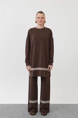 Women's grosgrain detailed suit - 14291TKS Women's grosgrain detailed suit - 14291TKS