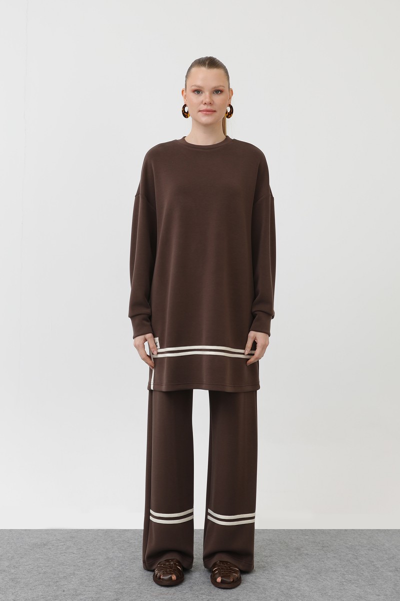 Women's grosgrain detailed suit - 14291TKS Women's grosgrain detailed suit - 14291TKS