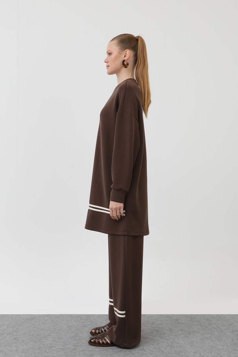 Women's grosgrain detailed suit - 14291TKS Women's grosgrain detailed suit - 14291TKS
