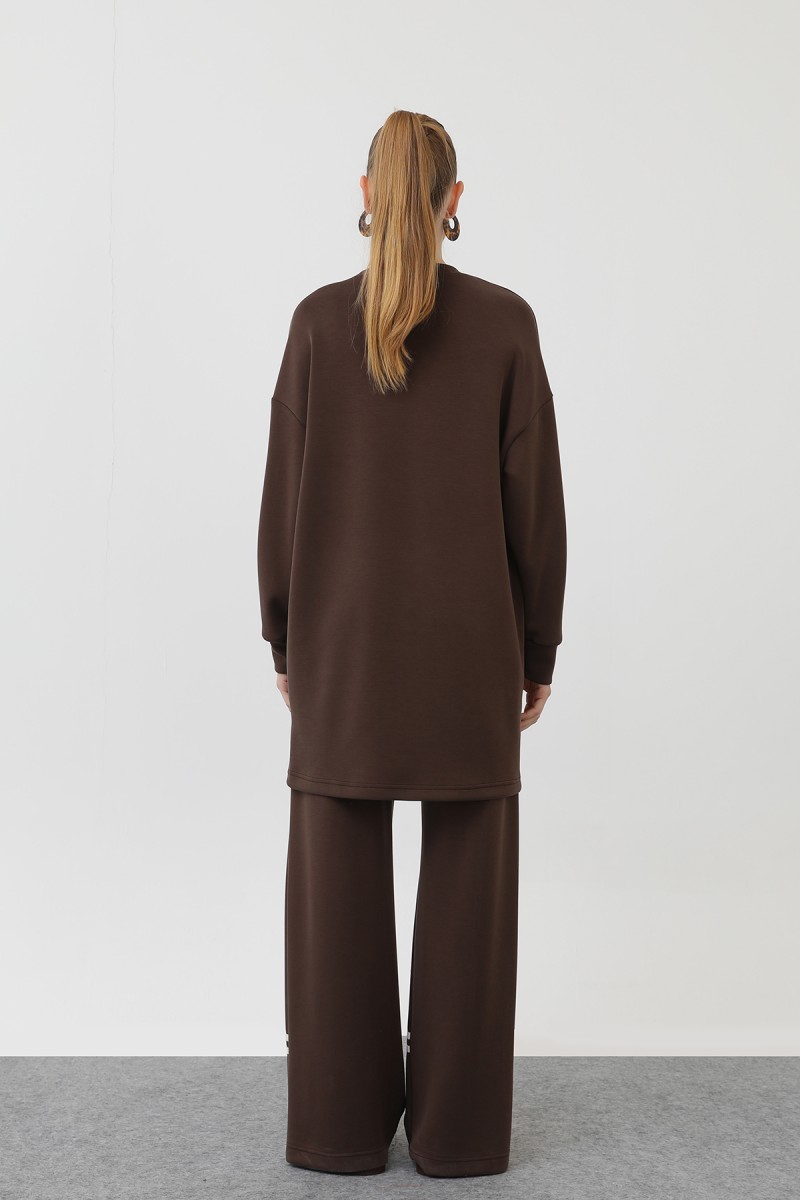 Women's grosgrain detailed suit - 14291TKS Women's grosgrain detailed suit - 14291TKS