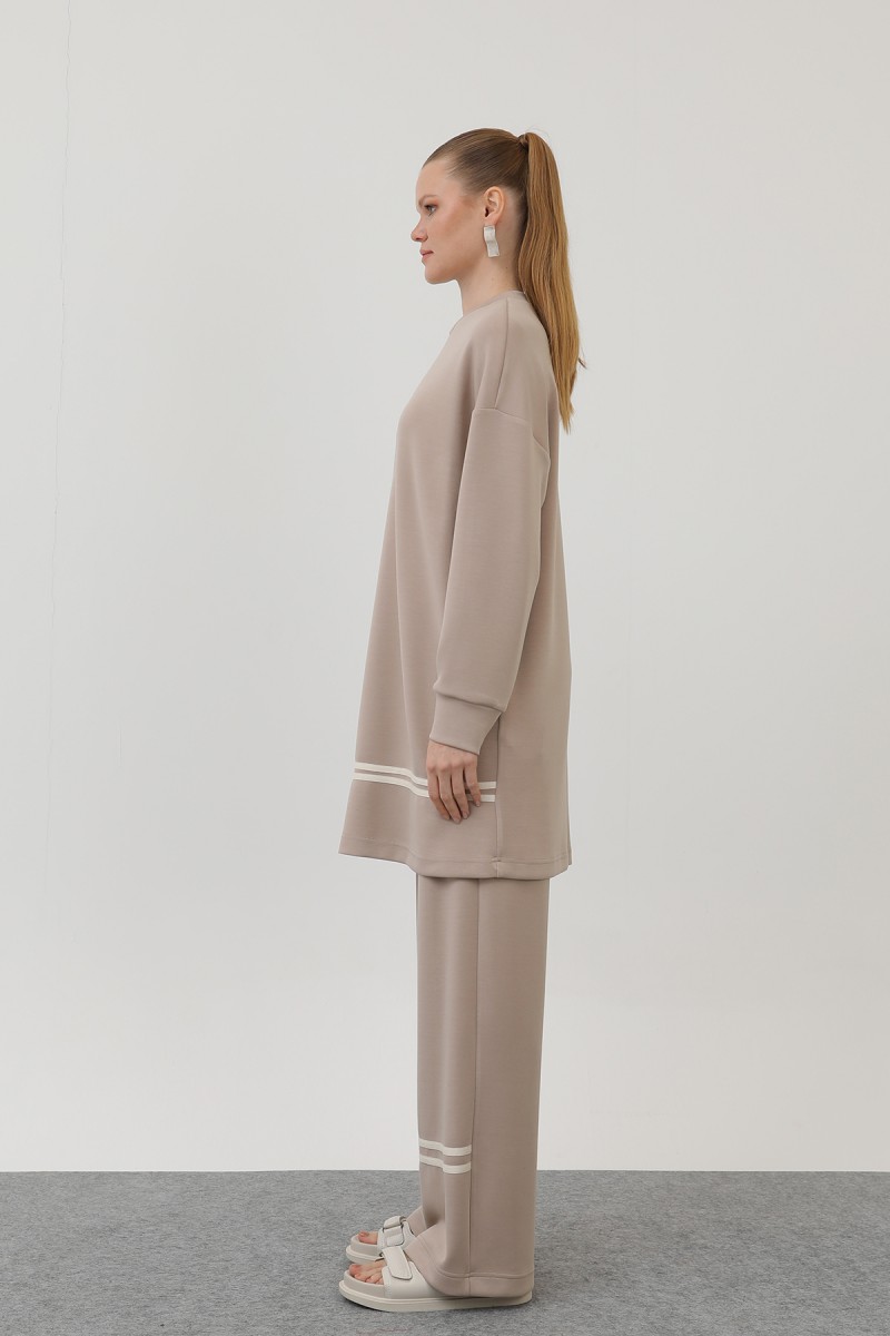 Women's grosgrain detailed suit - 14291TKS Women's grosgrain detailed suit - 14291TKS