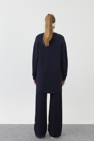 Women's grosgrain detailed suit - 14291TKS Women's grosgrain detailed suit - 14291TKS