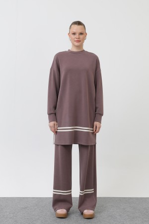 Women's grosgrain detailed suit - 14291TKS Women's grosgrain detailed suit - 14291TKS