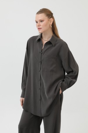 Women's Back-Robe Shirt Trouser Set - 14296TKS Women's Back-Robe Shirt Trouser Set - 14296TKS