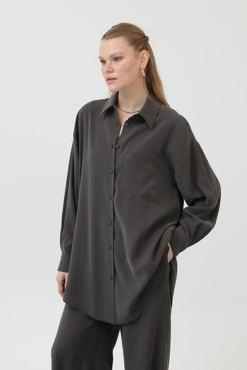 Women's Back-Robe Shirt Trouser Set - 14296TKS Women's Back-Robe Shirt Trouser Set - 14296TKS