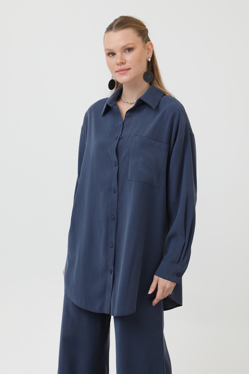 Women's Back-Robe Shirt Trouser Set - 14296TKS Women's Back-Robe Shirt Trouser Set - 14296TKS