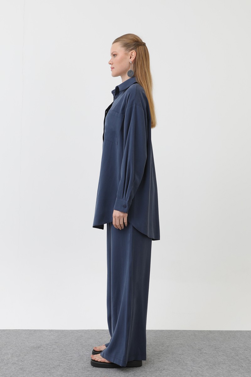 Women's Back-Robe Shirt Trouser Set - 14296TKS Women's Back-Robe Shirt Trouser Set - 14296TKS