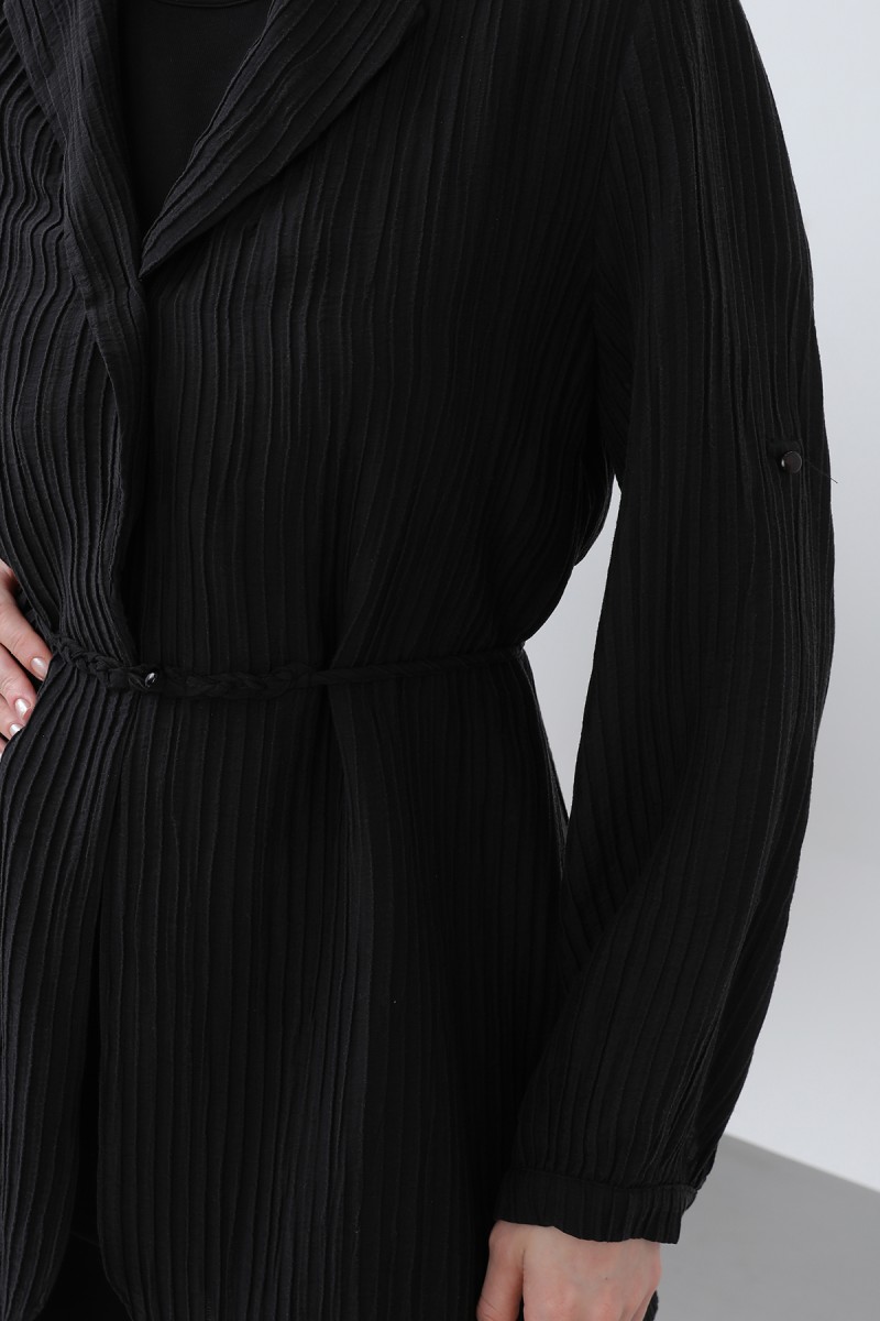 Women's Waist Belted Trouser Suit - 14316TKS Women's Waist Belted Trouser Suit - 14316TKS