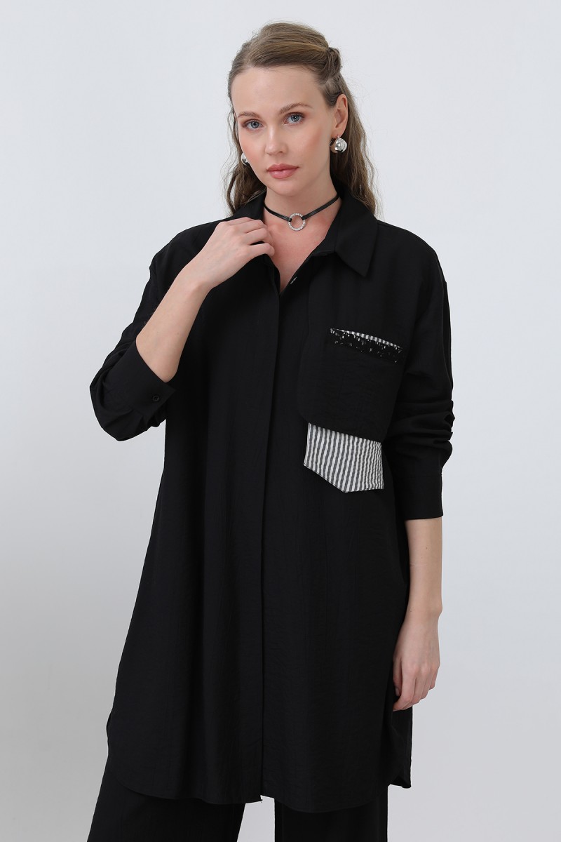 Women's Shoulder Garni Detailed Trouser Suit - 14322TKM