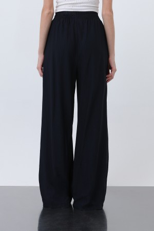 Kadın Beli Lastikli Bol Pantolon - 18239PNT Kadın Beli Lastikli Bol Pantolon - 18239PNT