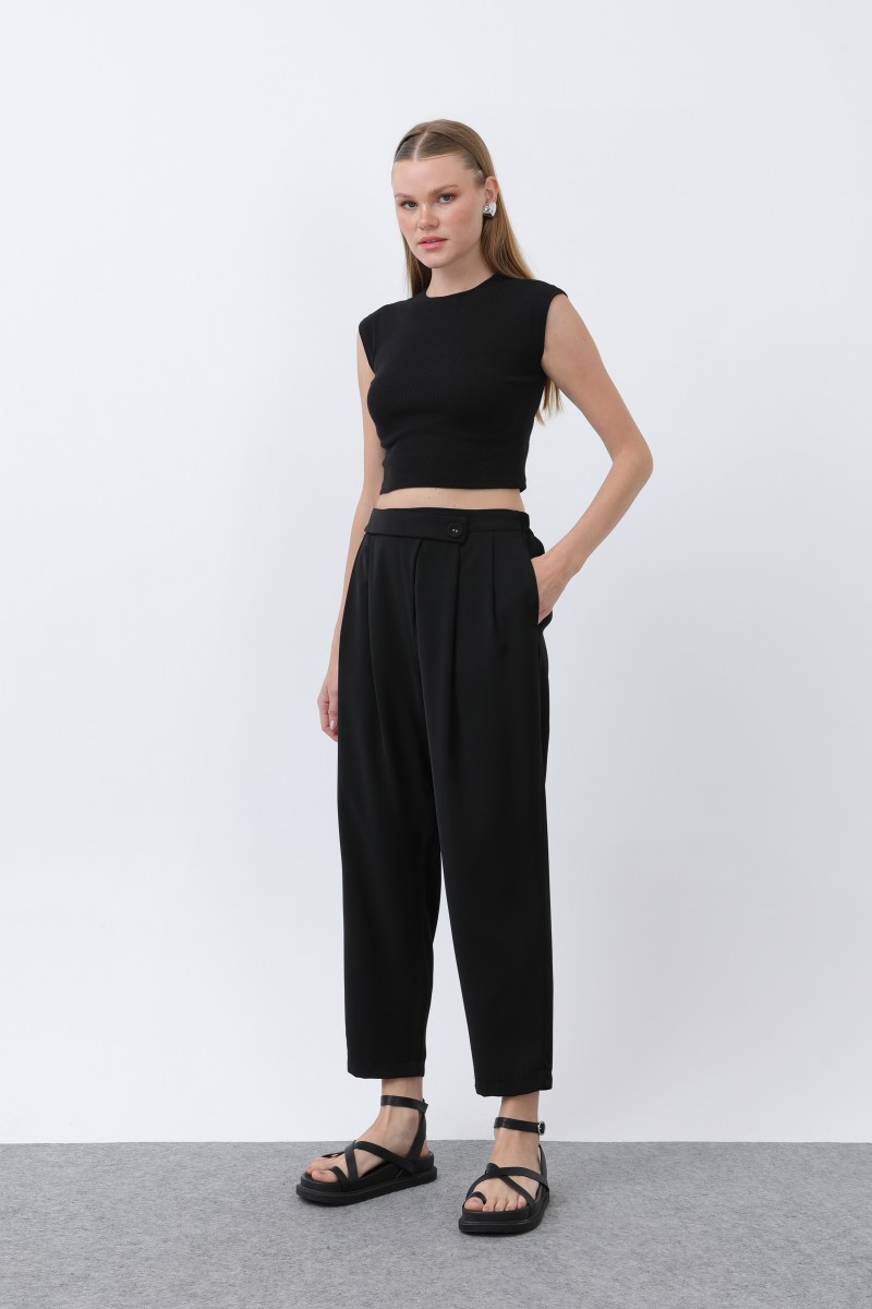 Kadın Kruvaze Pantolon - 18245PNT