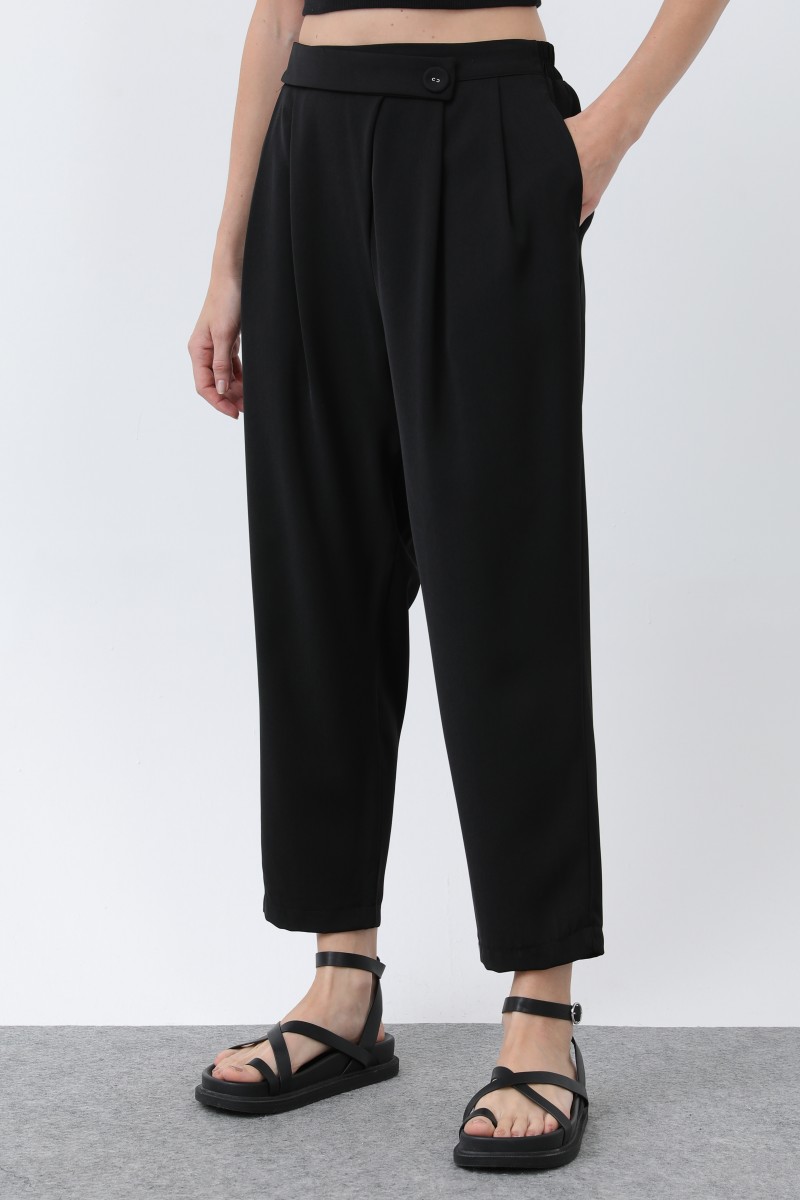 Kadın Kruvaze Pantolon - 18245PNT