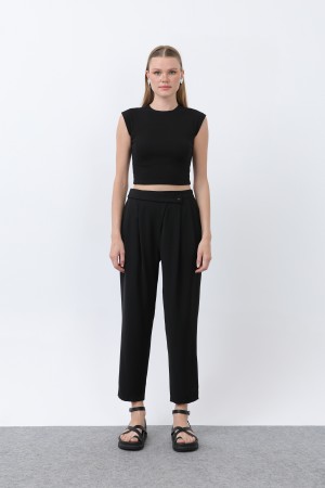 Kadın Kruvaze Pantolon - 18245PNT