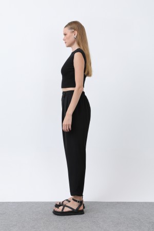 Kadın Kruvaze Pantolon - 18245PNT