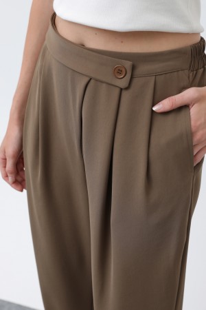 Kadın Kruvaze Pantolon - 18245PNT