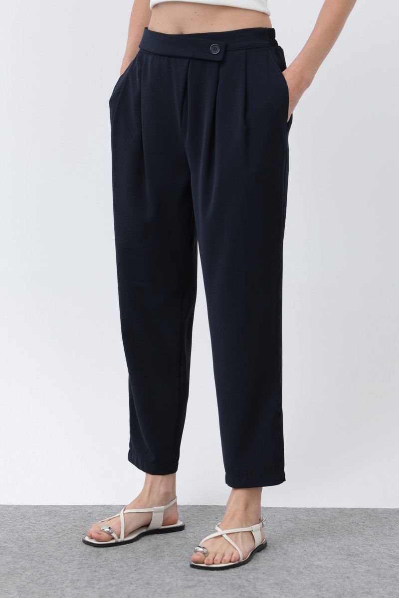 Kadın Kruvaze Pantolon - 18245PNT