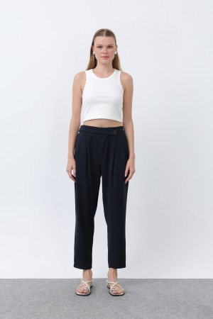 Kadın Kruvaze Pantolon - 18245PNT