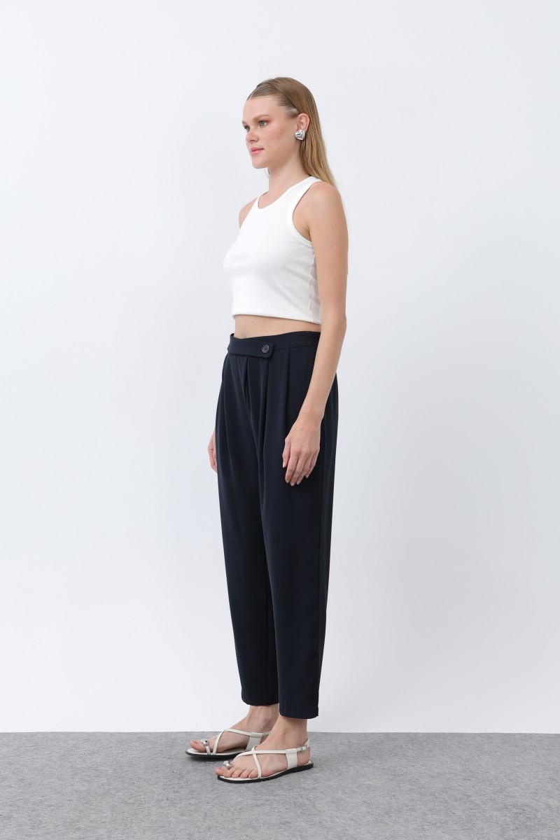 Kadın Kruvaze Pantolon - 18245PNT
